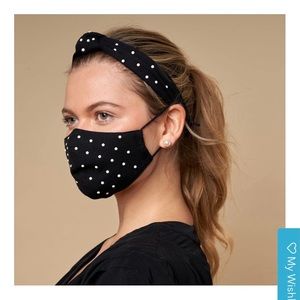 Lele Sadoughi Headband with Buttons